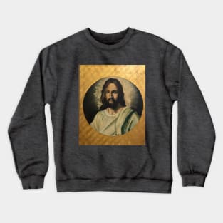 A Painting of Jesus by my Father in 1968 Crewneck Sweatshirt